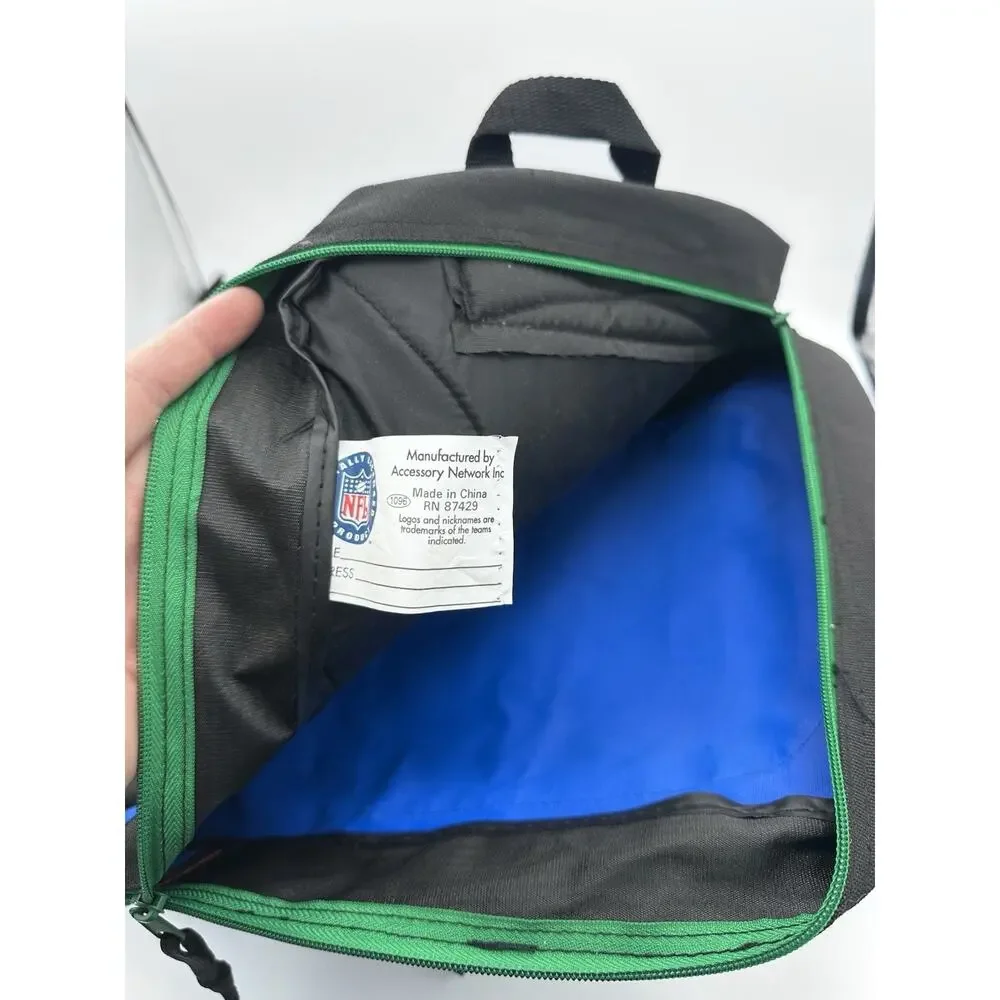 Vintage NFL Seattle Seahawks Backpack - Stiff Bottom Embroidered Official